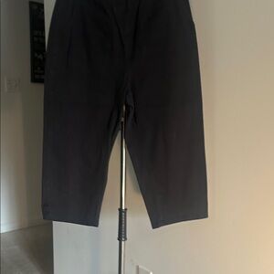 Denim&Co Black Cropped Pants